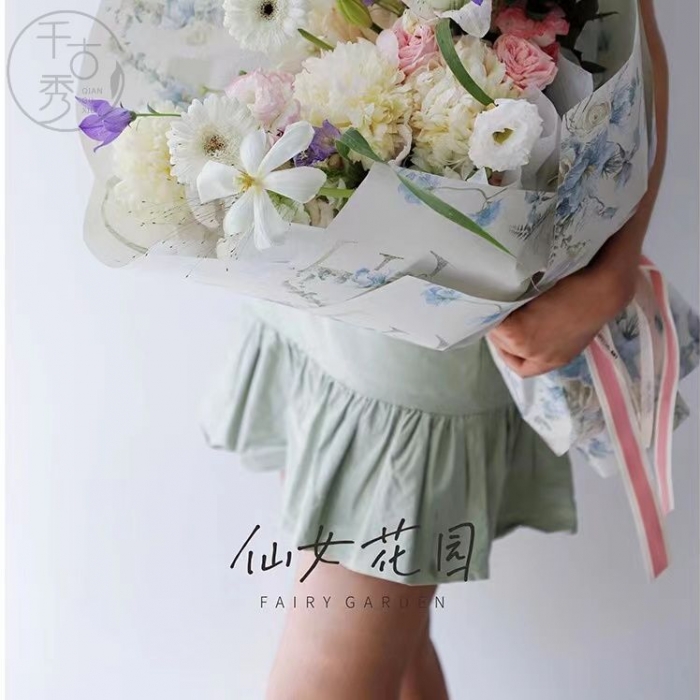 仙女花园包装纸
