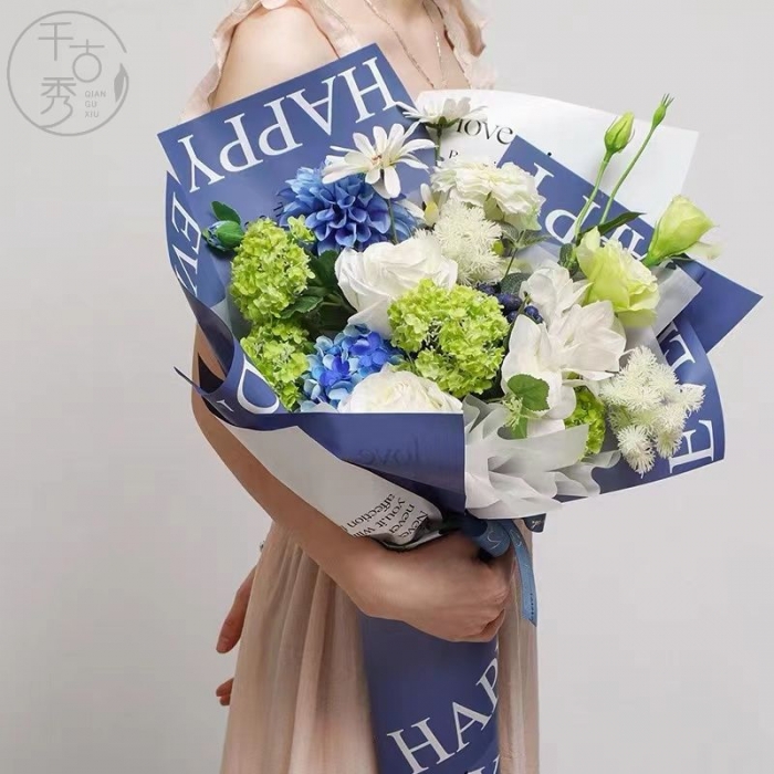 渐变英文欧雅纸
