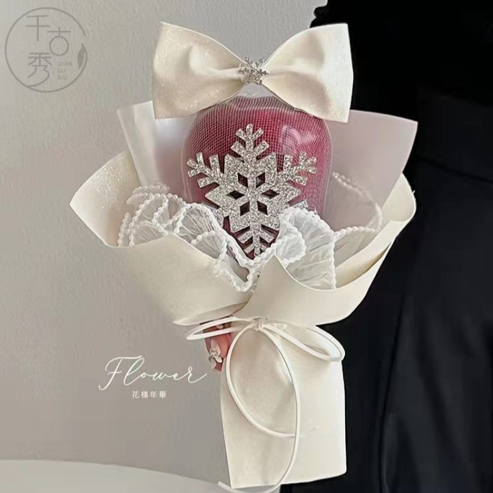 苹果托万能固定胶托DIY鹿角雪花